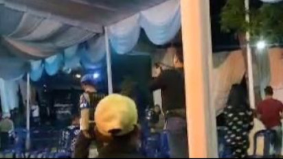 Viral! Polisi di Lampung Bubarkan Orgen Tunggal dengan Tembakan, Keluarga Laporkan ke Propam