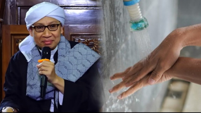 Setelah Mandi Langsung Wudhu Tidak Mengenakan Baju, Sah atau Tidak? Buya Yahya Tegaskan kalau itu Hukumnya...