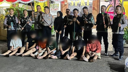 Polisi Tangkal Aksi Tawuran di Jakarta Barat, Pelaku Persenjatai Diri dengan Bom Molotov