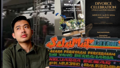 Tak Menyangka Pesta Perceraian Viral di Medsos, Rian : Bentuk Permintaan Maaf Kepada Keluarga