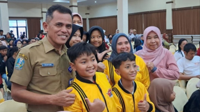 Lomba Pantomin Ajang FLS2N Tingkat Sekolah Dasar di Kota Madiun Melaju ke Surabaya