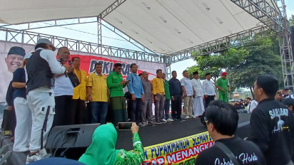 Koalisi Sleman Bersatu Deklarasikan Harda Kiswaya Bacabup Sleman pada Pilkada 2024