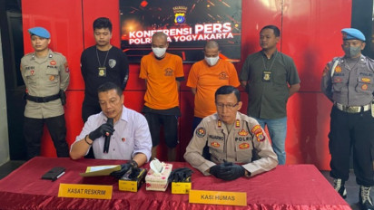 Kuras Saldo Rekening Lebih dari Rp 400 Juta, Dua Pelaku Gendam Diringkus Polresta Yogyakarta