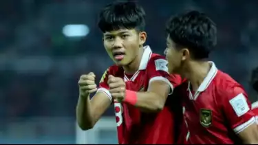 Pemain Timnas Indonesia u-19 Arkhan Kaka