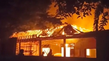Lupa Matikan Kompor, Rumah Sekaligus Posko Mahasiswa KKN di Klaten Ludes Terbakar