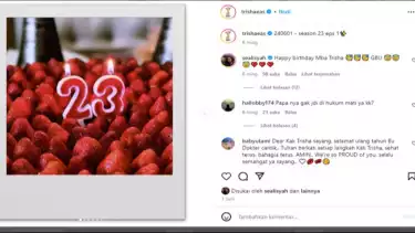 Trisha Eungelica putri Ferdy Sambo ulang tahun