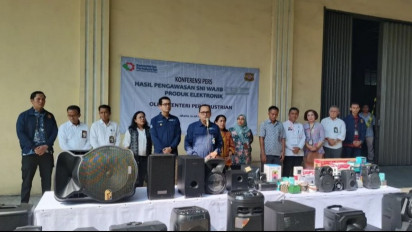 25.257 Speaker China Senilai Rp10 Miliar Disita Kemenperin, Teryata Karena Ini