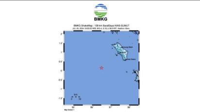 Pulau Nias Dilanda Gempa 5,7 Magnitudo, Semua Warga Diminta Harus Waspada