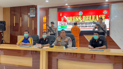 Satuan Reserse Narkoba Polres Solok Selatan Amankan TSK dengan Barbut Sabu Senilai Rp 300 Juta