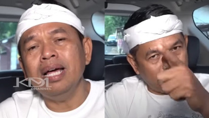 Berlinang Air Mata, Dedi Mulyadi Beri Pesan Menohok kepada Aep yang Belum Muncul ke Publik: Kamu Jahat Aep...