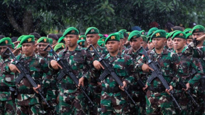 Ribuan Anggota TNI-Polri Disiagakan dalam Pengamanan Jokowi di Papua