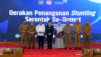 Percepat Penanganan Stunting, Pj Gubernur Agus Fatoni Launching Gerakan Serentak Penanganan Stunting Se-Sumut
