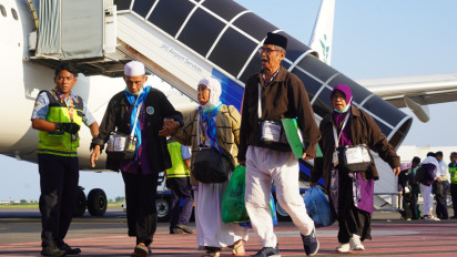 Kedatangan Kloter 106 Tandai Berakhirnya Masa Pemulangan Debarkasi Surabaya
