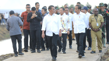 Presiden Kunjungi Pertanian Modern di Distrik Kurik, Mentan Amran Optimis Merauke Jadi Lumbung Pangan Indonesia Timur