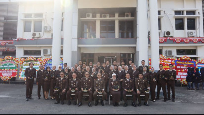 Rangkaian Hari Bhakti Adhyaksa ke-64, Kejari Kabupaten Tegal Beberkan Capaian Kinerja