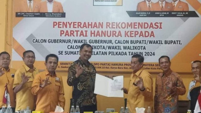 Abusama - Misnadi Resmi Diusung Partai Bulan Bintang dan Hanura untuk Pilkada OKU Selatan 2024
