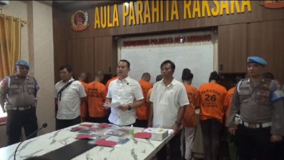 Polisi Tangkap Tahanan Kabur, Emak-emak Jadi Operator Judi