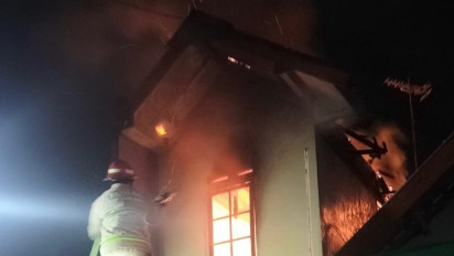 Korsleting Kipas Angin, Rumah Warga di Bunulrejo Malang Terbakar