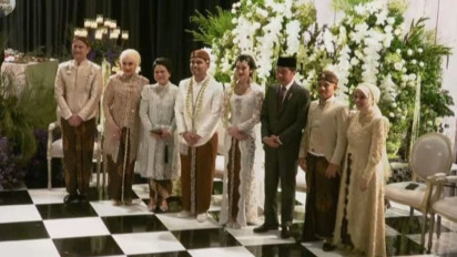 Tak Cuma Hadir, Jokowi Juga Jadi Saksi Pernikahan Thariq Halilintar dan Aaliyah Massaid