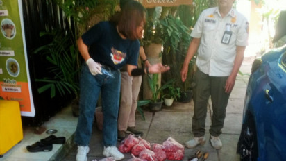 Sidak Pedagang Daging Anjing, Satpol PP Bali Sita 500 Tusuk Sate dan 56 Kg Daging Mentah
