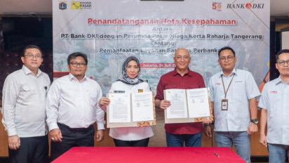 BUMD Bank DKI Gaet Perumda Pasar Niaga Kerta Raharja, Berikan Layanan Fasilitas Perbankan