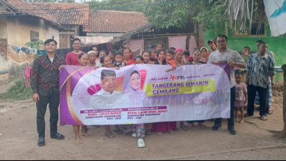 Relawan Pilih Maesyal-Intan Karena Kader yang Didukung Prabowo dan Jokowi