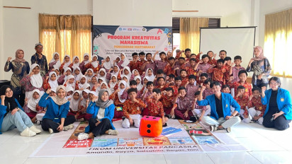 Tingkatkan Pengetahuan Mitigasi Bencana, 5 Mahasiswa UP Beri Edukasi Berbasis Permainan di Cianjur