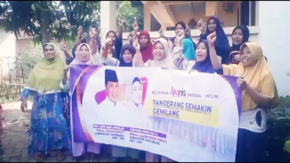 Sejumlah Warga Siap Menangkan Maesyal-Intan Sekali Putaran di Pilkada Kabupaten Tangerang