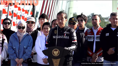 Ajak "Influencer" Terkenal, Presiden Jokowi Akhirnya Resmikan Jembatan Pulau Balang di Penajam Paser Utara