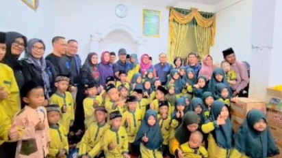 Hakim Agung Yulius Kembali Pimpin Aksi MA Peduli, Kali ini Panti Asuhan Sidoarjo