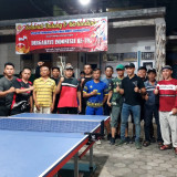 Sambut Hari Kemerdekaan RI ke-79, Warga Kampung Buaran Cakung Timur Gelar Turnamen Tenis Meja