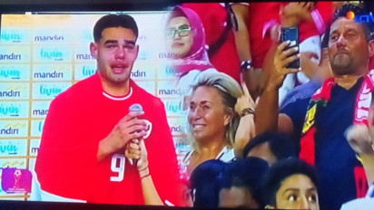 Foto-foto Jens Raven Menangis Haru setelah Bawa Timnas Indonesia U-19 Raih Gelar Juara Piala AFF U-19 dengan Gol Tunggalnya