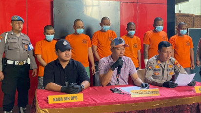 Polresta Yogyakarta Amankan 6 Pelaku Penyalahgunaan Narkoba