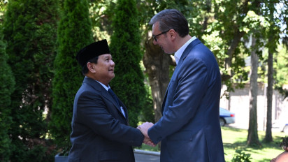 Disambut Baik Presiden Serbia, Menhan Prabowo Bahas Kerja Sama Strategis di Bidang Ekonomi dan Pertahanan