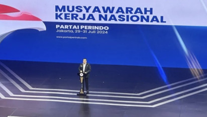 Bicara di Mukernas Perindo, Hary Tanoe: Donald Trump, Saya Cukup Kenal Baik