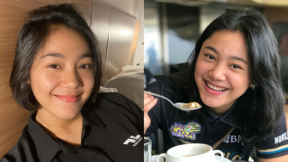 Potret Atlet Voli Cantik Nurlaili Kusumah, Outside Hitter Jakarta Elektrik PLN yang Jadi Sahabat Megawati Hangestri dan Yolla Yuliana di Proliga 2024