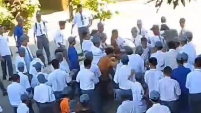 Viral...Pengeroyokan Siswa Dalam Sekolah Berawal Dari Senggolan di Luar Sekolah