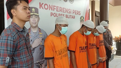 Pesta Miras, Empat Pemuda di Blitar Cabuli hingga Setubuhi Anak 12 Tahun