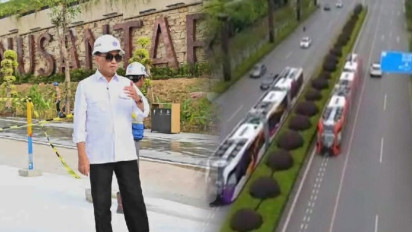 Kereta Otonom Tanpa Rel Segera Dioperasikan di IKN, Menhub Budi Karya: Ada Tiga Rangkaian
