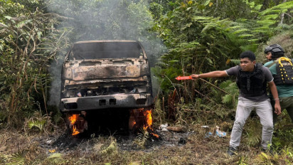Kejam! KKB Bunuh Satu Warga Sipil dan Bakar Truk di Yahukimo