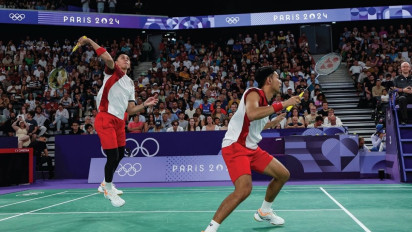Hasil Bulu Tangkis Olimpiade Paris 2024: Fajar Alfian/Rian Ardianto Disingkirkan Ganda Putra Terbaik Dunia