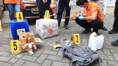 Polisi Temukan Bahan-bahan Peledak di Rumah Terduga Teroris