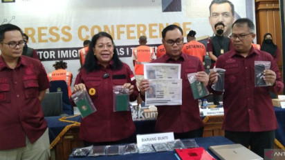 Imigrasi Denpasar Tangkap 7 WNA Nigeria Diduga Penipuan Asmara