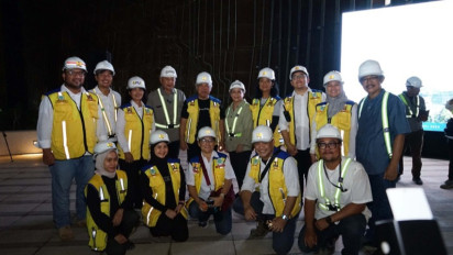 Komitmen Nyoman Nuarta dalam Pemasangan Bilah Terakhir Garuda Istana Negara IKN, Ini Buktinya