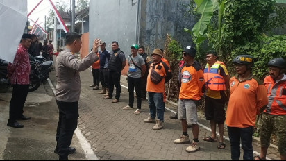 Bocah Balita Perempuan Diduga Hanyut di Aliran Sungai Pengairan Mergan Pakisaji Malang