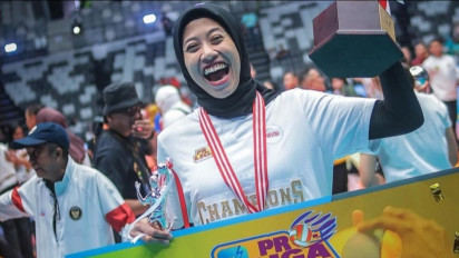 Sambil Menangis, Ini Kata Pertama yang Megawati Hangestri Sampaikan pada Bestienya Setelah Sukses Raih Gelar Proliga Pertama