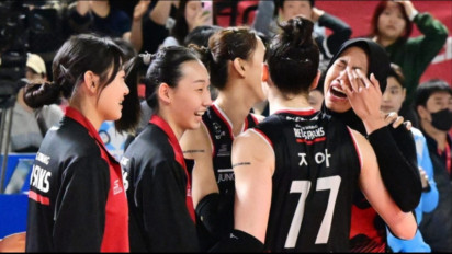 Skuad Red Sparks di Turnamen Voli Taichung Bank Formosa 2024, Pincang Tanpa Megawati Hangestri?