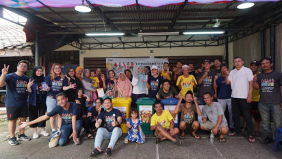 Kampanyekan Hidup Bersih, Hijau dan Sehat Melalui Program RAKB Tahap II Bagi Warga Petamburan Jakarta