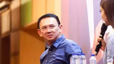 Basuki Tjahaja Purnama atau Ahok di wilayah Jakarta Selatan, Sabtu (3/7/2024).