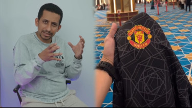 Shalat Menggunakan Jersey Manchester United, Memangnya Boleh? Meski Ada Logo Setan Merah Kata Habib Jafar Sebaiknya...